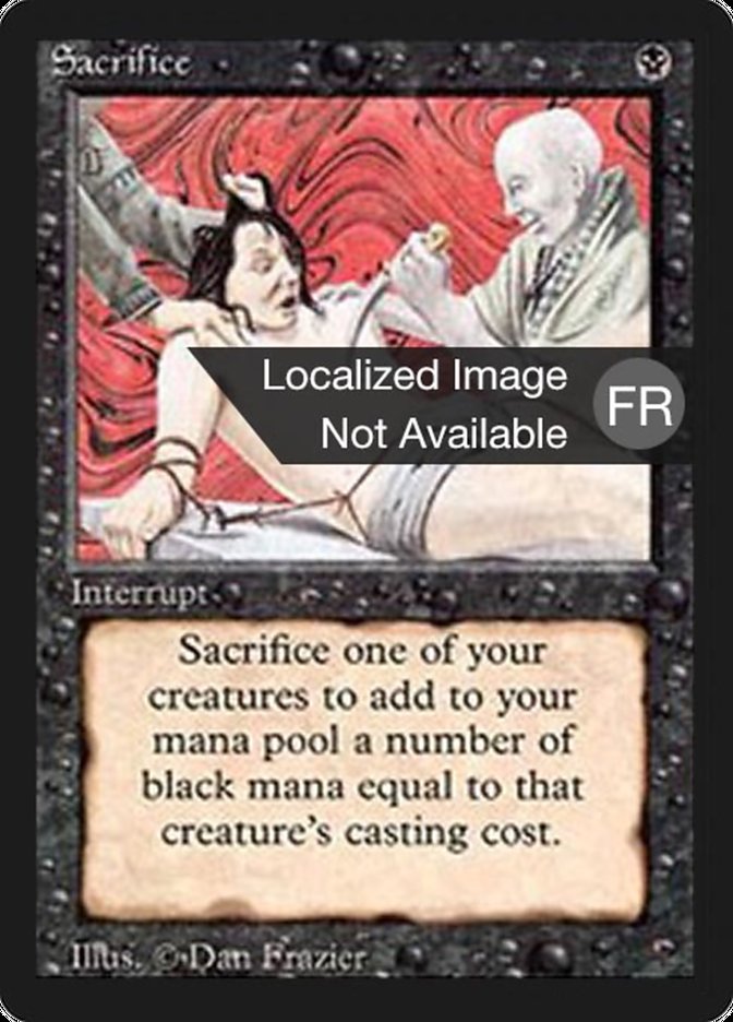 Sacrifice [Foreign Black Border] | Boutique FDB TCG