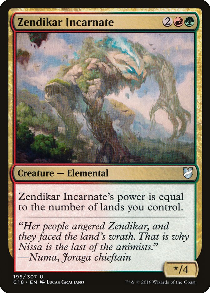 Zendikar Incarnate [Commander 2018] | Boutique FDB TCG