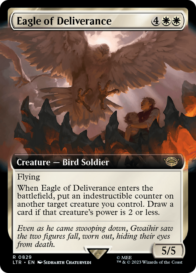 Eagle of Deliverance (Extended Art) [The Lord of the Rings: Tales of Middle-Earth] | Boutique FDB TCG