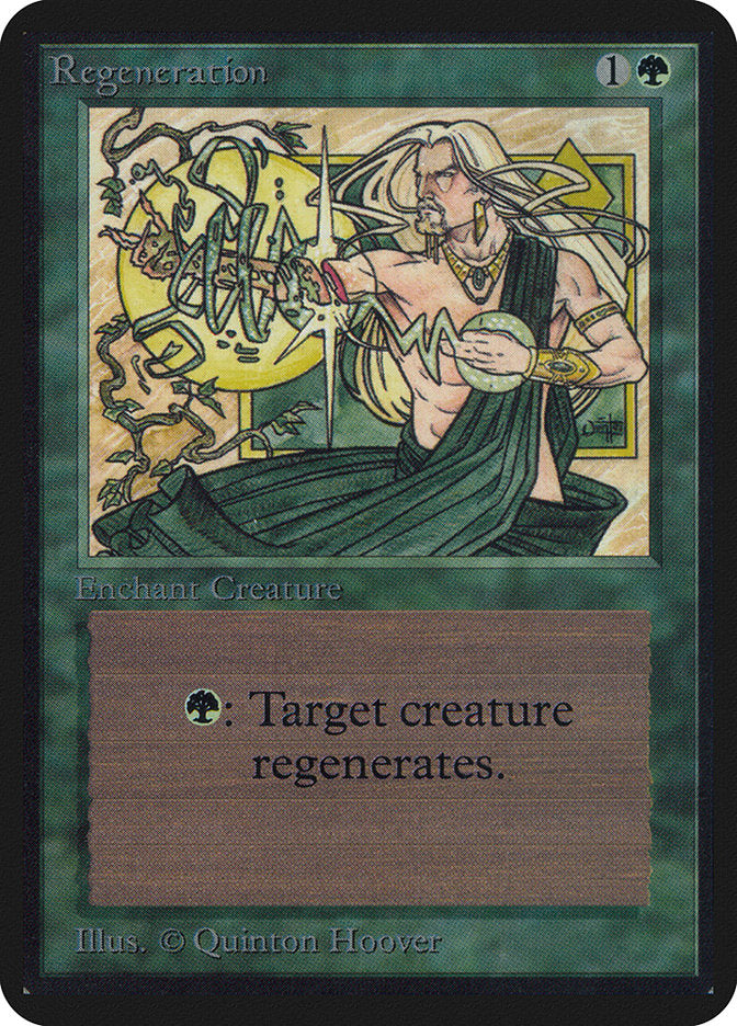 Regeneration [Alpha Edition] | Boutique FDB TCG