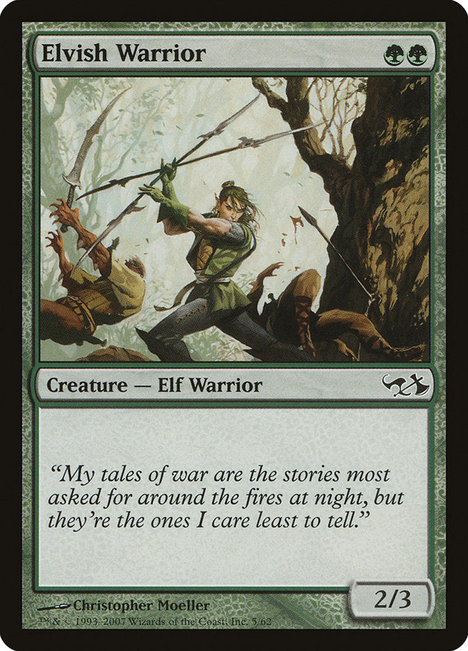 Elvish Warrior [Duel Decks: Elves vs. Goblins] | Boutique FDB TCG