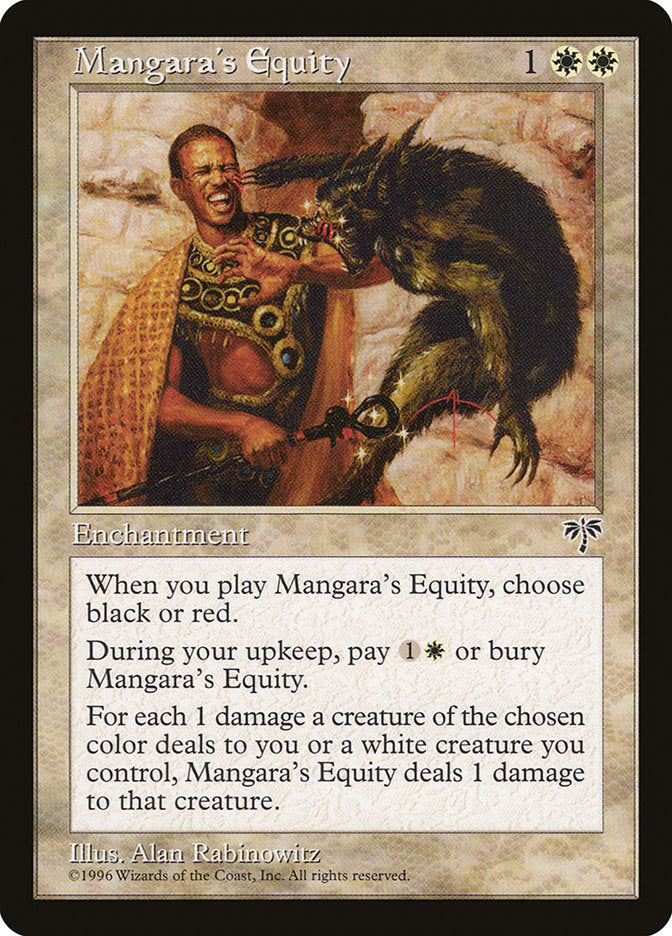 Mangara's Equity [Mirage] | Boutique FDB TCG