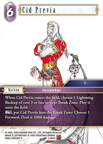 Cid Previa [Opus VII] | Boutique FDB TCG