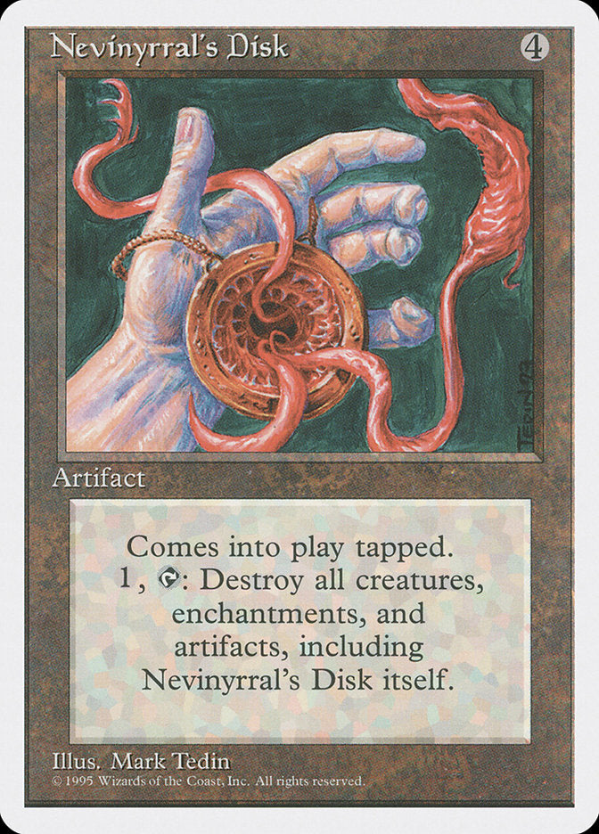 Nevinyrral's Disk [Fourth Edition] | Boutique FDB TCG