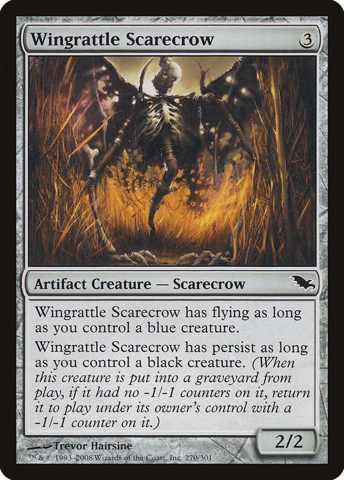 Wingrattle Scarecrow [Shadowmoor] | Boutique FDB TCG