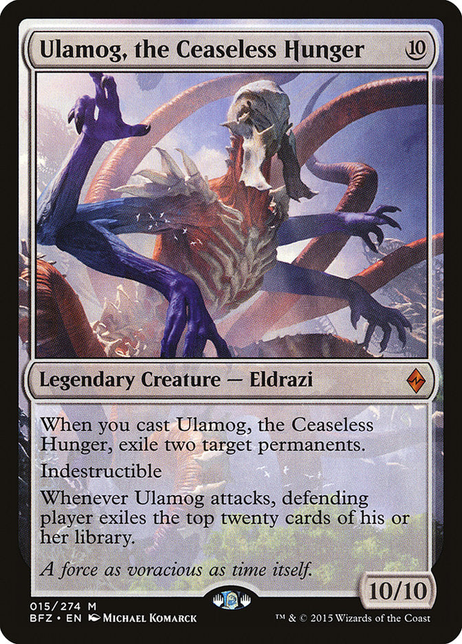 Ulamog, the Ceaseless Hunger [Battle for Zendikar] | Boutique FDB TCG