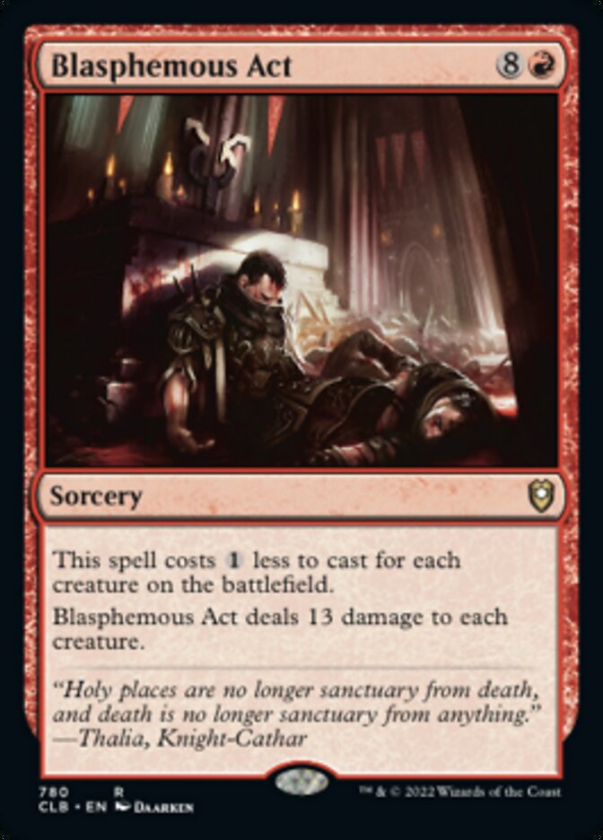 Blasphemous Act [Commander Legends: Battle for Baldur's Gate] | Boutique FDB TCG