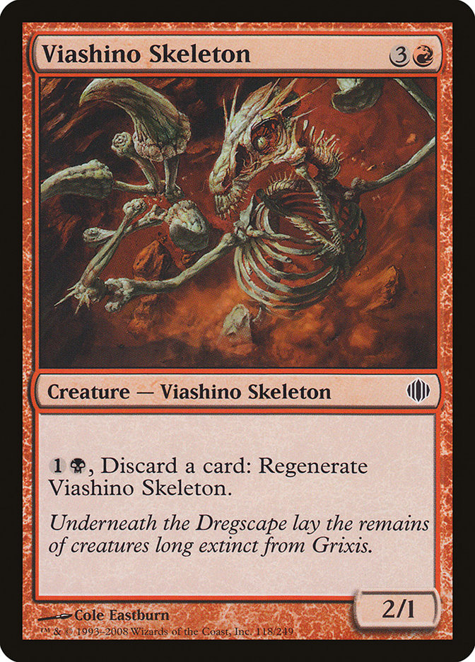 Viashino Skeleton [Shards of Alara] | Boutique FDB TCG