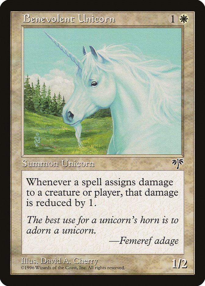 Benevolent Unicorn [Mirage] | Boutique FDB TCG