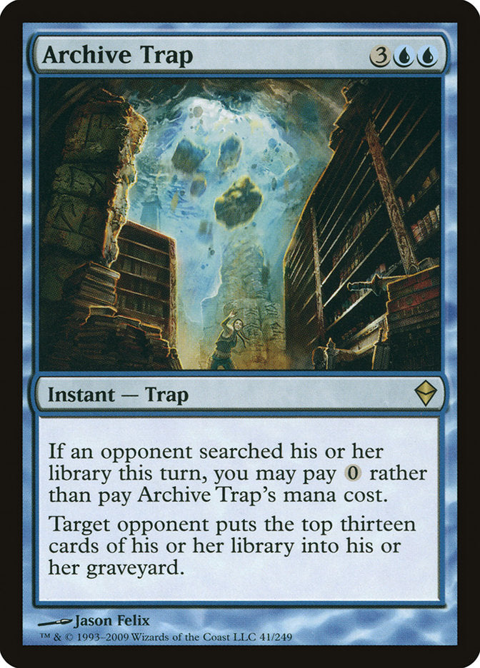 Archive Trap [Zendikar] | Boutique FDB TCG