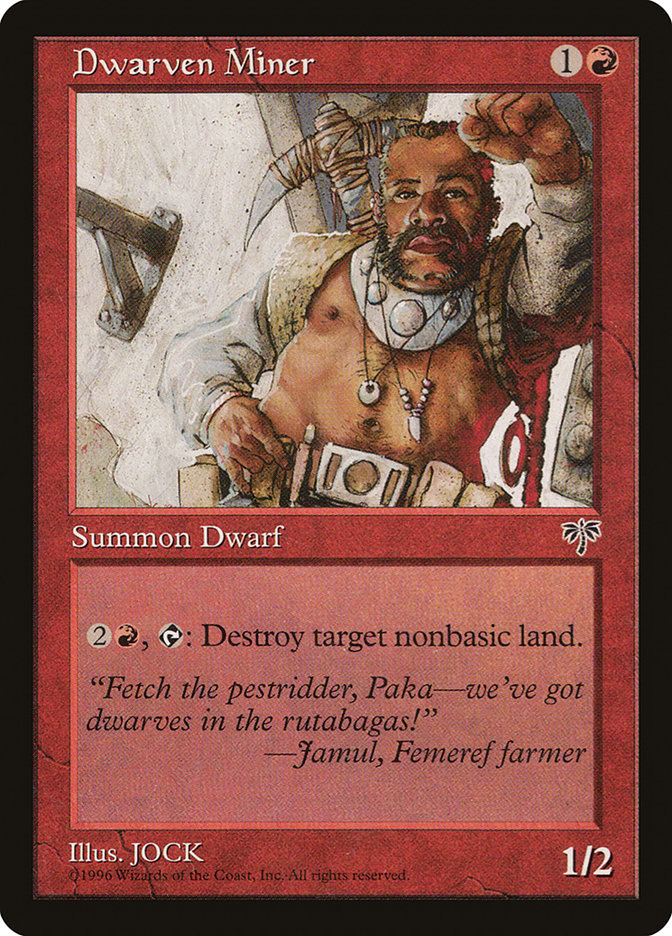 Dwarven Miner [Mirage] | Boutique FDB TCG