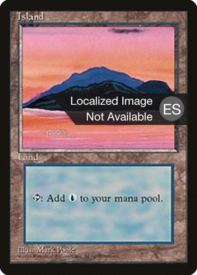 Island (C) [Fourth Edition (Foreign Black Border)] | Boutique FDB TCG