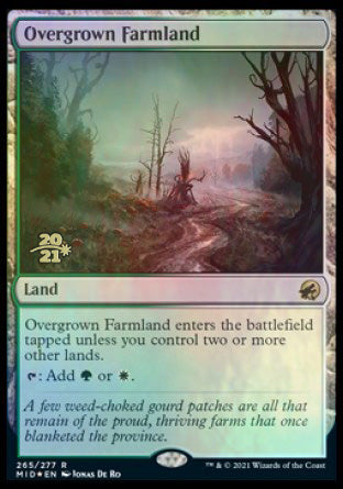 Overgrown Farmland [Innistrad: Midnight Hunt Prerelease Promos] | Boutique FDB TCG