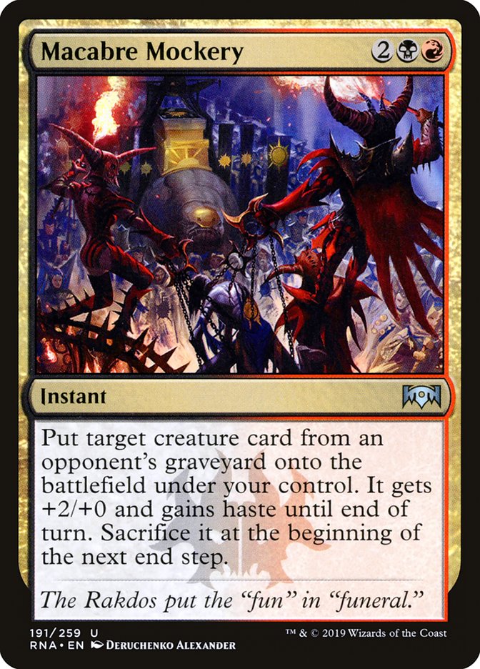 Macabre Mockery [Ravnica Allegiance] | Boutique FDB TCG