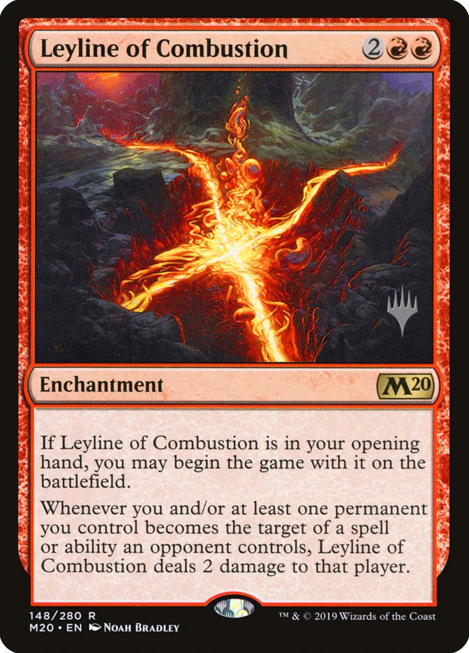 Leyline of Combustion (Promo Pack) [Core Set 2020 Promos] | Boutique FDB TCG