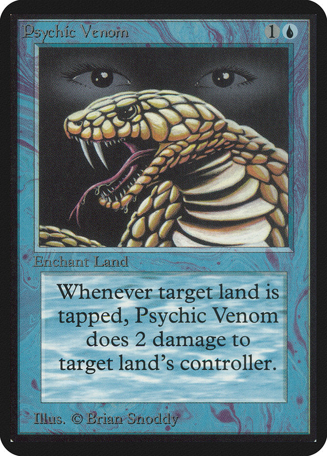 Psychic Venom [Alpha Edition] | Boutique FDB TCG