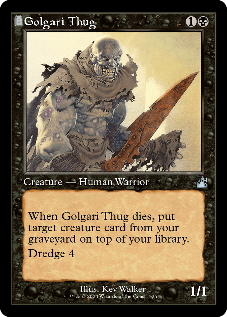 Golgari Thug (Retro Frame) [Ravnica Remastered] | Boutique FDB TCG