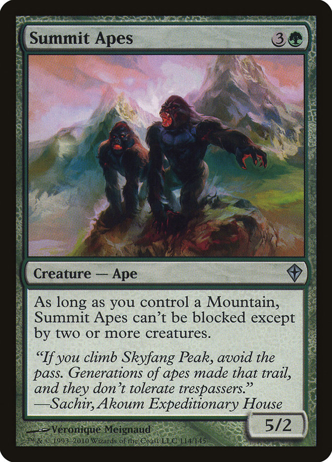 Summit Apes [Worldwake] | Boutique FDB TCG