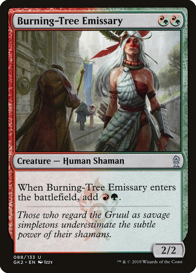 Burning-Tree Emissary [Ravnica Allegiance Guild Kit] | Boutique FDB TCG