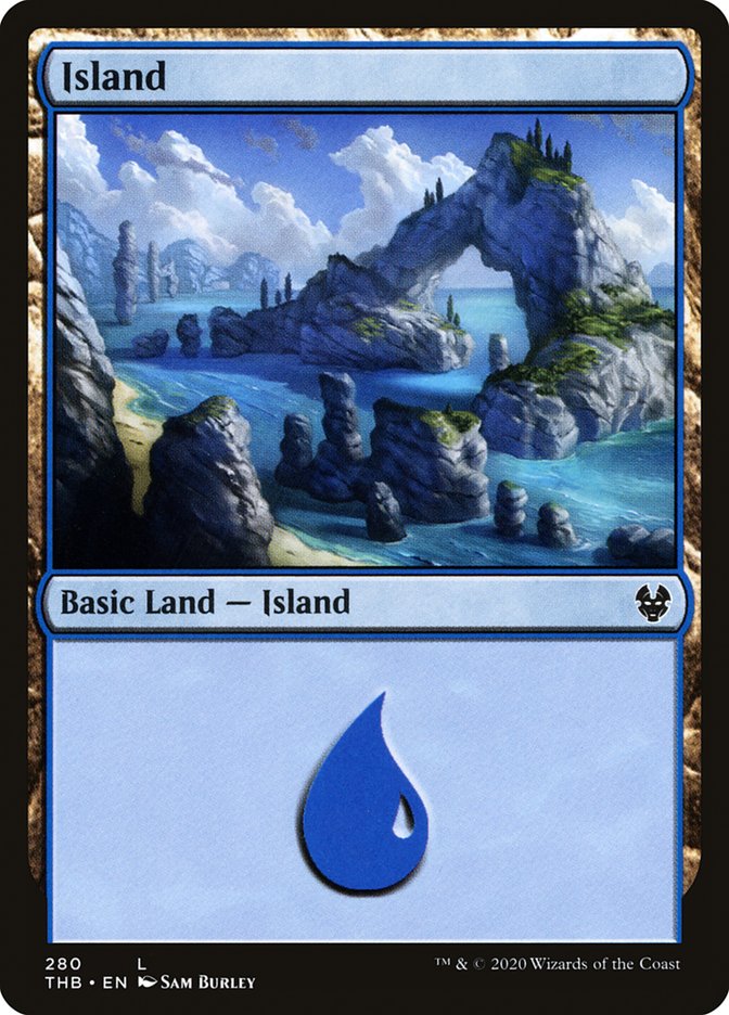 Island (280) [Theros Beyond Death] | Boutique FDB TCG