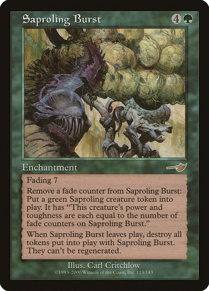 Saproling Burst [Nemesis] | Boutique FDB TCG