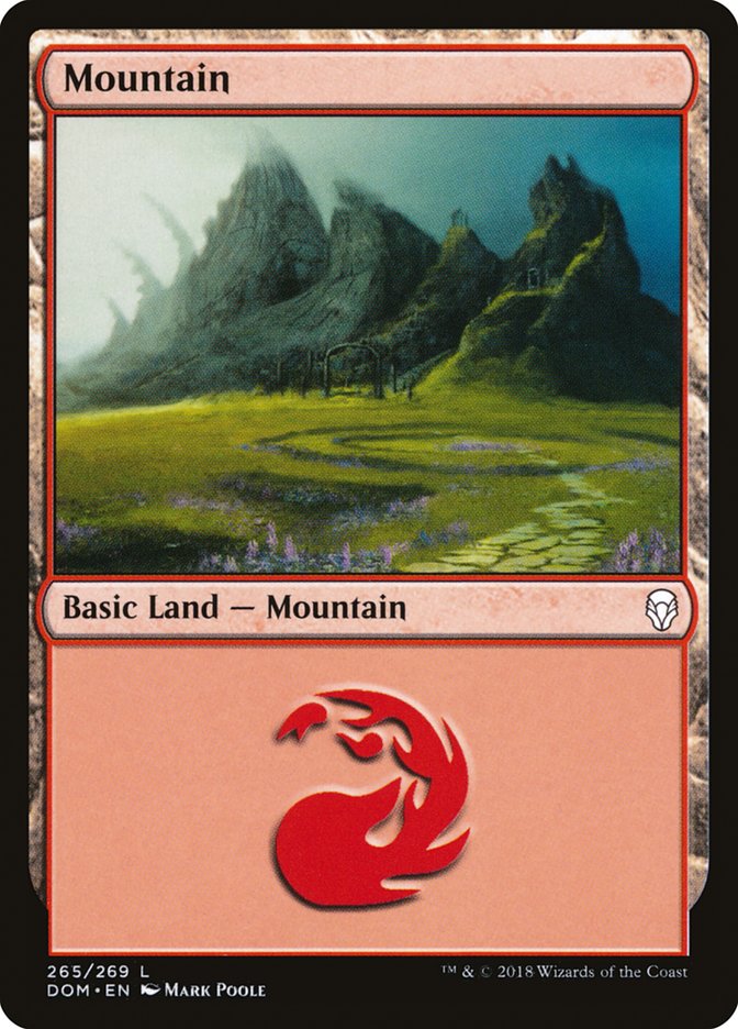 Mountain (265) [Dominaria] | Boutique FDB TCG