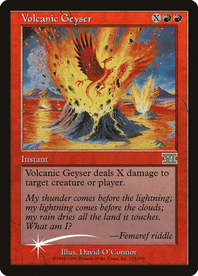 Volcanic Geyser [Friday Night Magic 2000] | Boutique FDB TCG