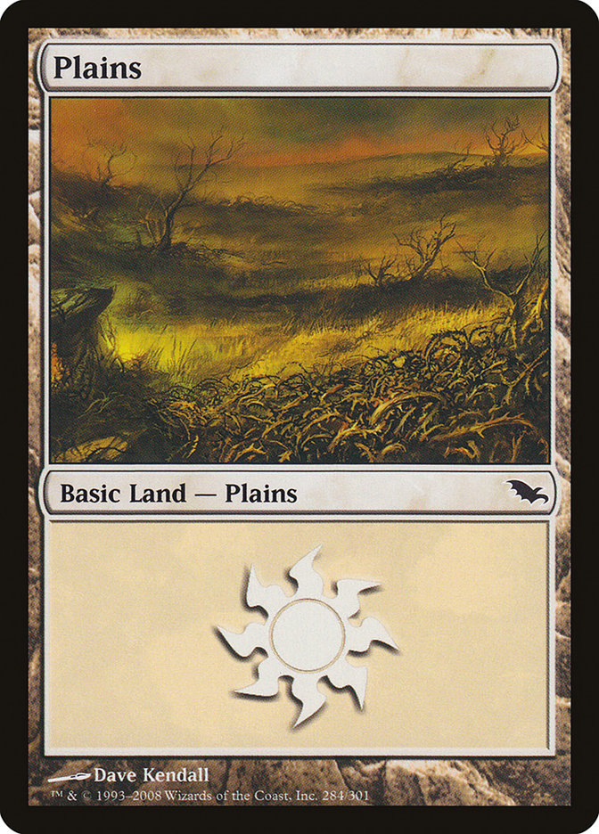 Plains (284) [Shadowmoor] | Boutique FDB TCG