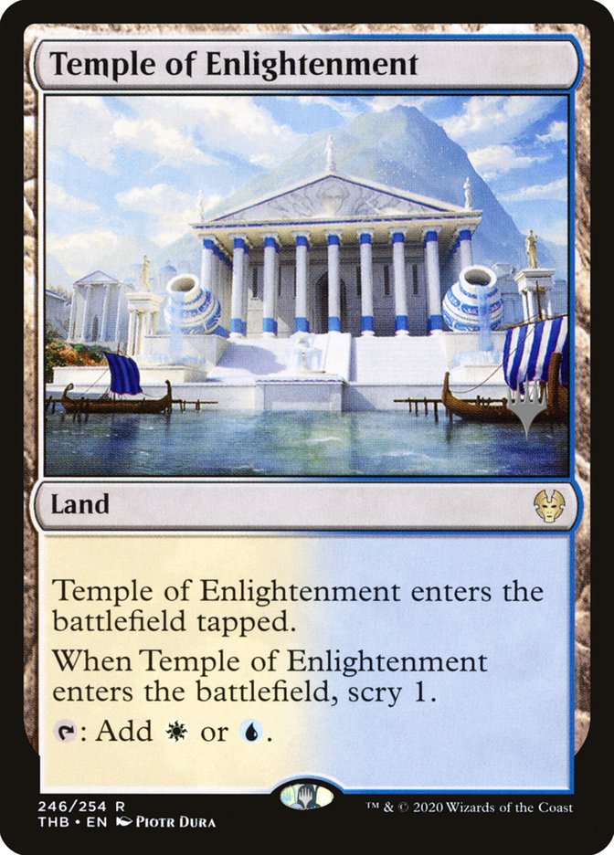 Temple of Enlightenment (Promo Pack) [Theros Beyond Death Promos] | Boutique FDB TCG