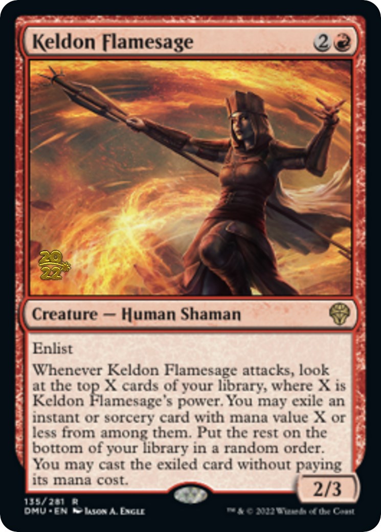 Keldon Flamesage [Dominaria United Prerelease Promos] | Boutique FDB TCG