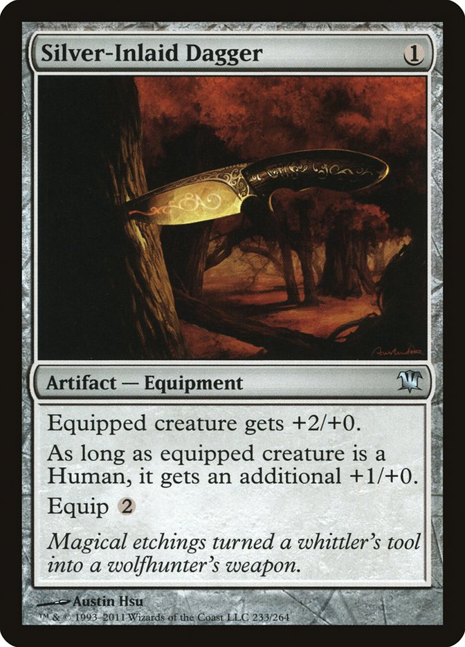 Silver-Inlaid Dagger [Innistrad] | Boutique FDB TCG