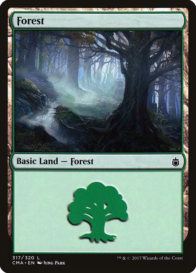 Forest (317) [Commander Anthology] | Boutique FDB TCG