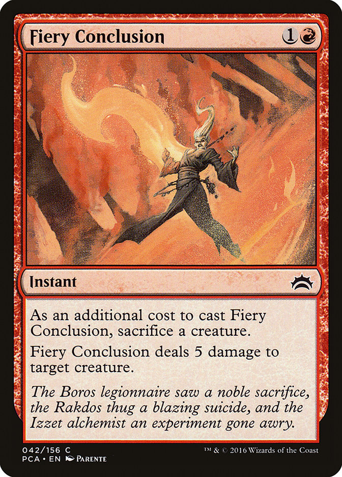 Fiery Conclusion [Planechase Anthology] | Boutique FDB TCG