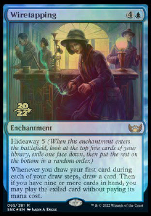 Wiretapping [Streets of New Capenna Prerelease Promos] | Boutique FDB TCG