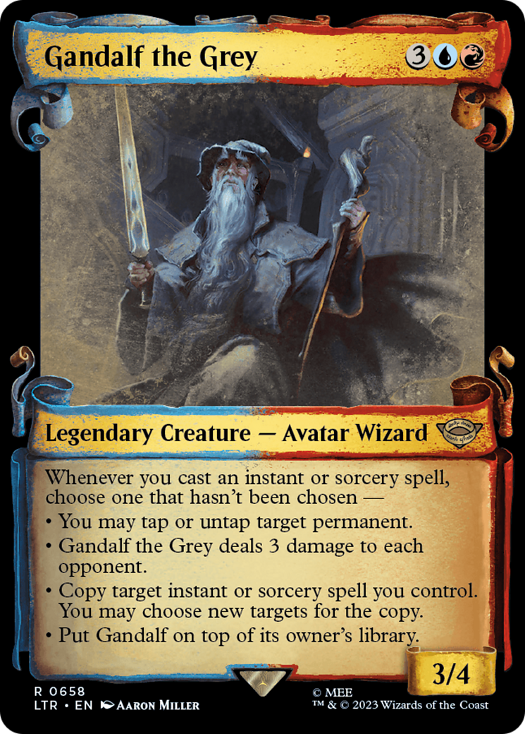 Gandalf the Grey [The Lord of the Rings: Tales of Middle-Earth Showcase Scrolls] | Boutique FDB TCG