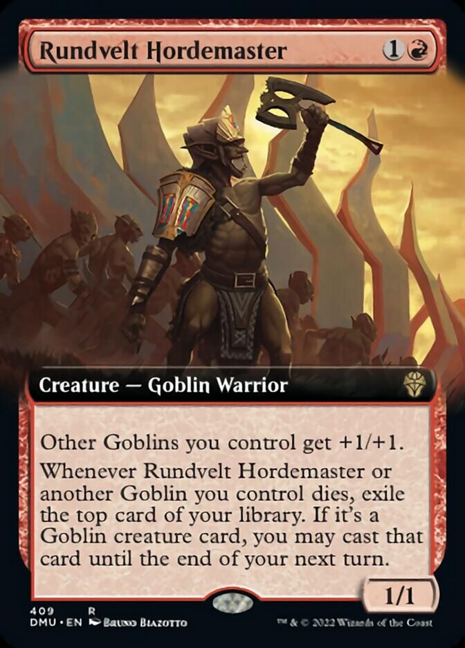 Rundvelt Hordemaster (Extended Art) [Dominaria United] | Boutique FDB TCG