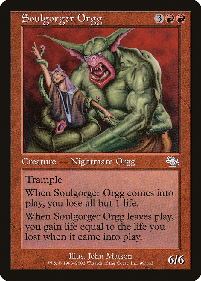 Soulgorger Orgg [Judgment] | Boutique FDB TCG