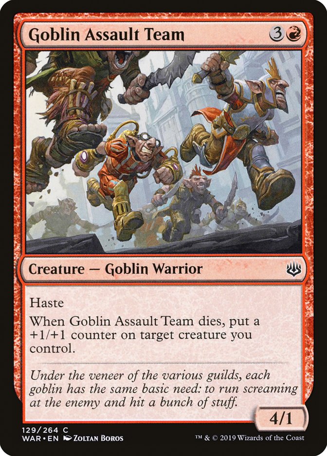 Goblin Assault Team [War of the Spark] | Boutique FDB TCG