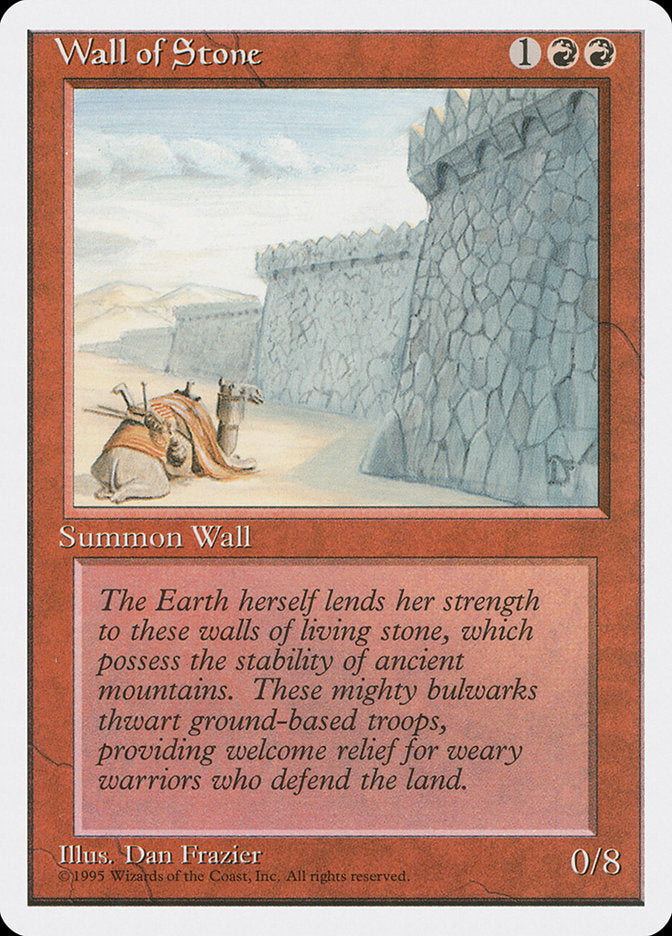 Wall of Stone [Fourth Edition] | Boutique FDB TCG