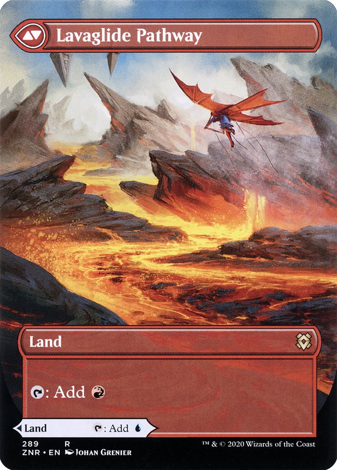 Riverglide Pathway // Lavaglide Pathway (Borderless Alternate Art) [Zendikar Rising] | Boutique FDB TCG