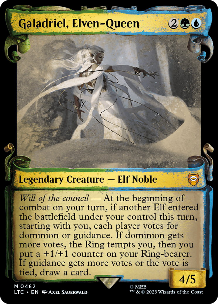 Galadriel, Elven-Queen [The Lord of the Rings: Tales of Middle-Earth Commander Showcase Scrolls] | Boutique FDB TCG