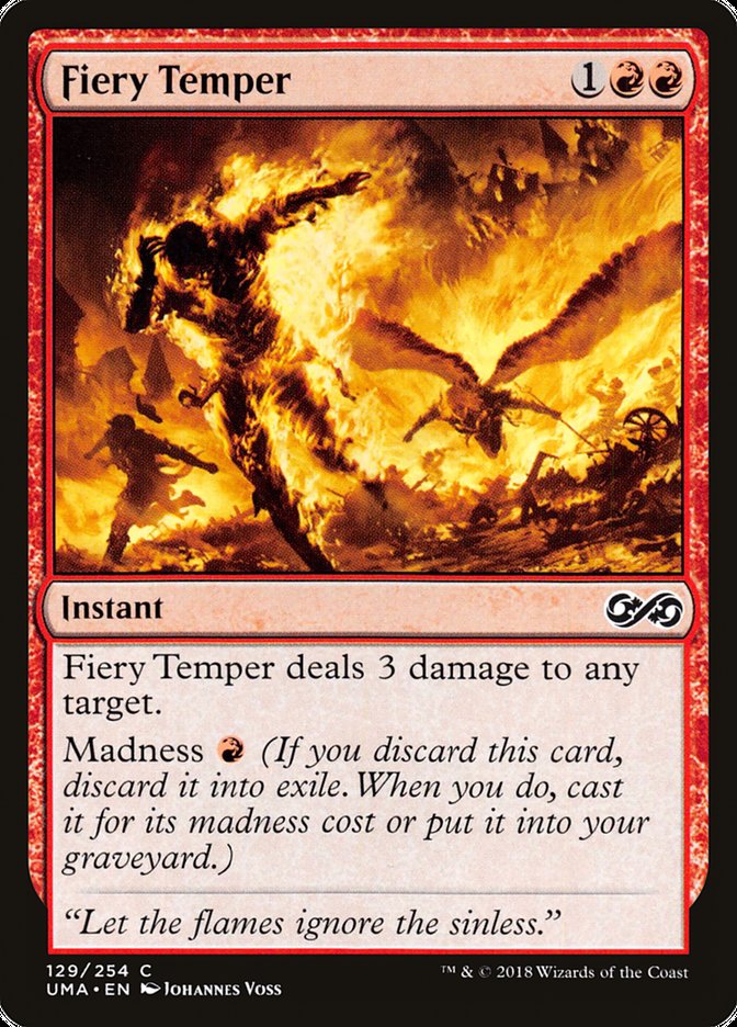 Fiery Temper [Ultimate Masters] | Boutique FDB TCG