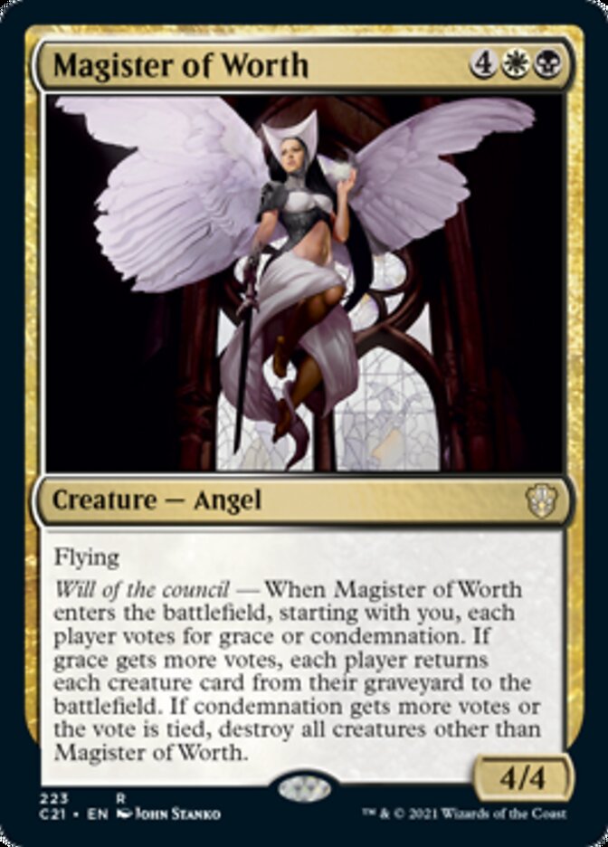 Magister of Worth [Commander 2021] | Boutique FDB TCG