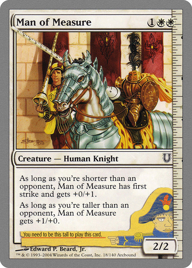 Man of Measure [Unhinged] | Boutique FDB TCG