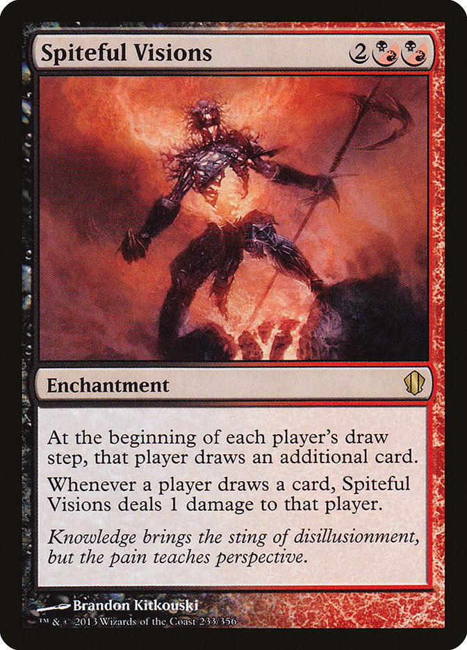 Spiteful Visions [Commander 2013] | Boutique FDB TCG