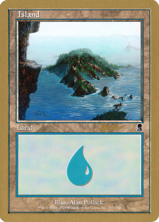 Island (shh335) (Sim Han How) [World Championship Decks 2002] | Boutique FDB TCG