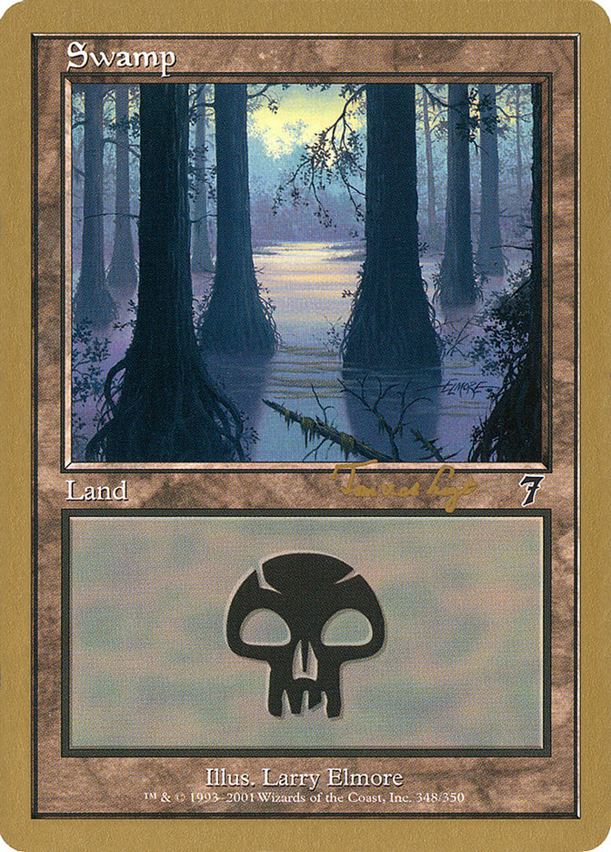 Swamp (tvdl348) (Tom van de Logt) [World Championship Decks 2001] | Boutique FDB TCG