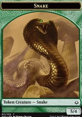 Snake // Warrior Double-Sided Token [Hour of Devastation Tokens] | Boutique FDB TCG