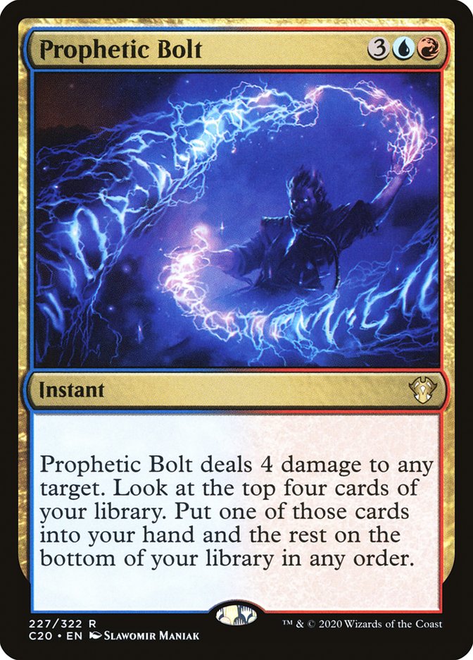 Prophetic Bolt [Commander 2020] | Boutique FDB TCG