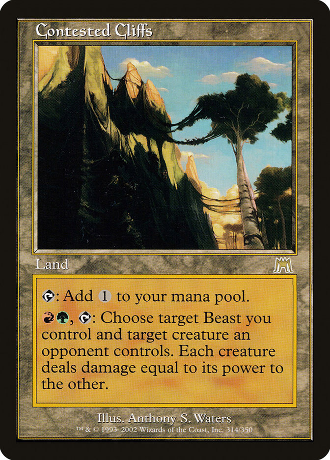 Contested Cliffs [Onslaught] | Boutique FDB TCG